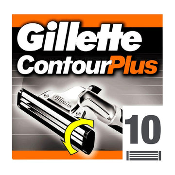 Contour Plus MenS Razor Blades 10 Razor Blades Refills